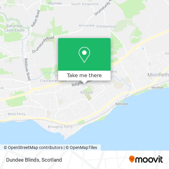 Dundee Blinds map