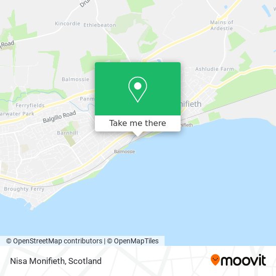 Nisa Monifieth map