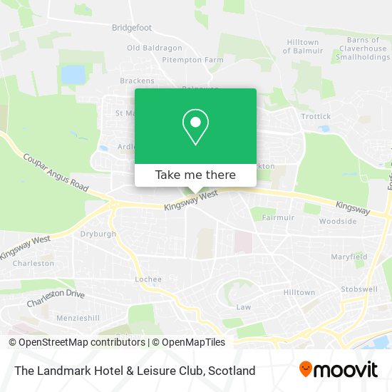 The Landmark Hotel & Leisure Club map