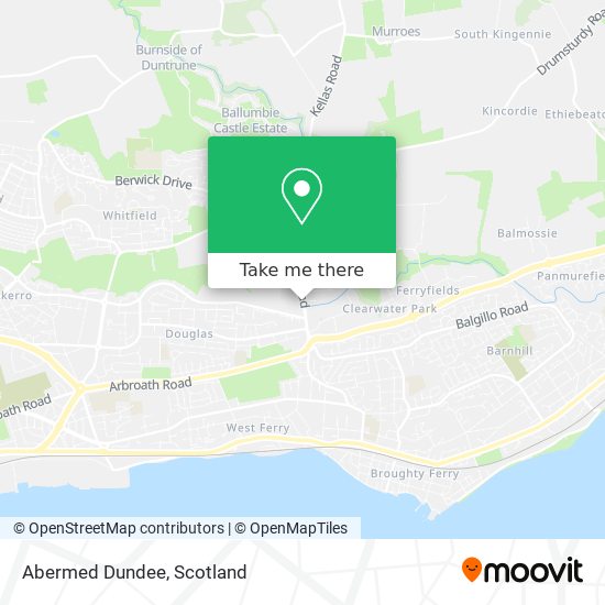 Abermed Dundee map