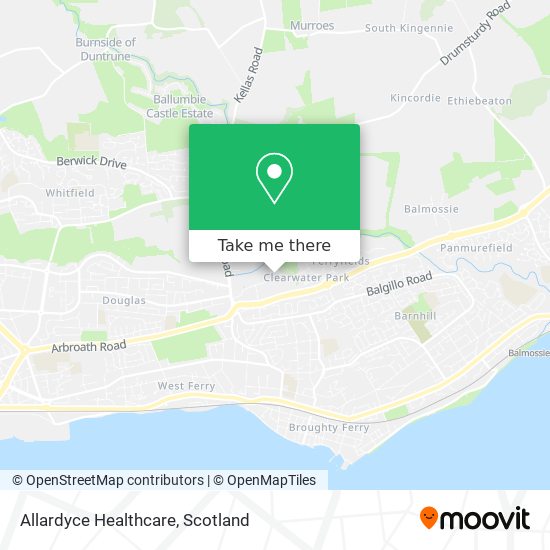 Allardyce Healthcare map