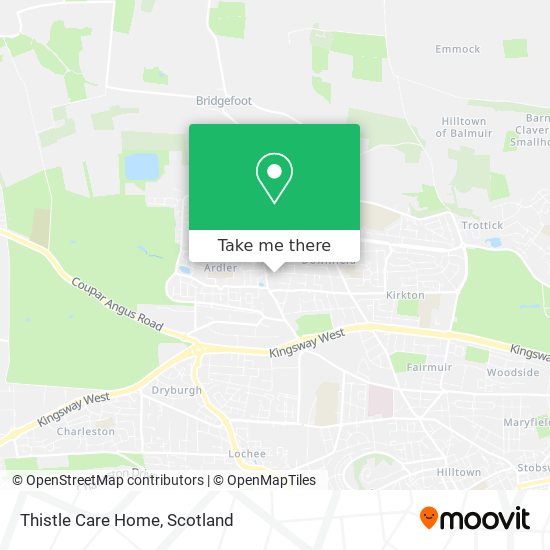 Thistle Care Home map