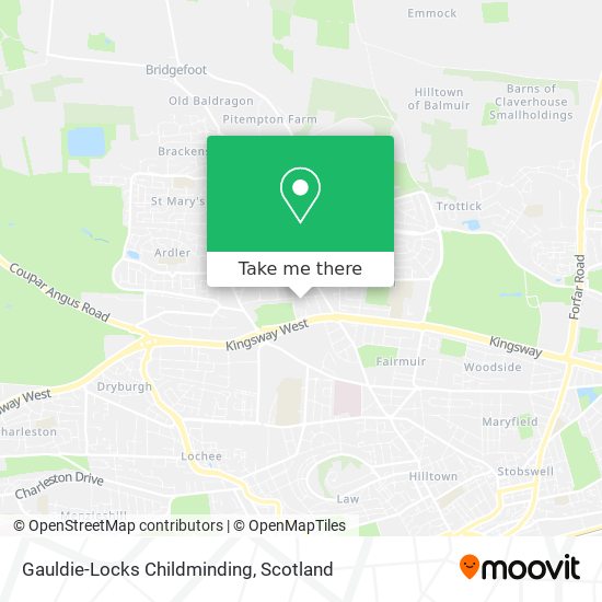 Gauldie-Locks Childminding map