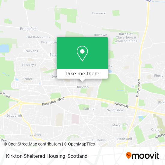 Kirkton Sheltered Housing map