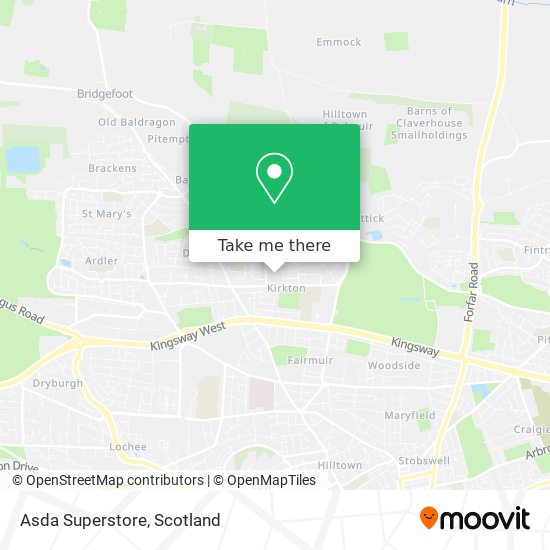 Asda Superstore map