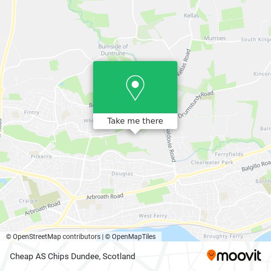 Cheap AS Chips Dundee map