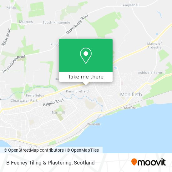 B Feeney Tiling & Plastering map