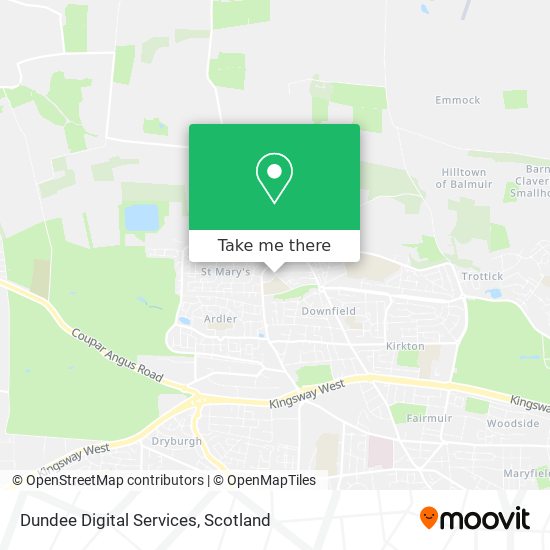 Dundee Digital Services map