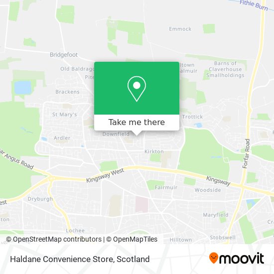 Haldane Convenience Store map