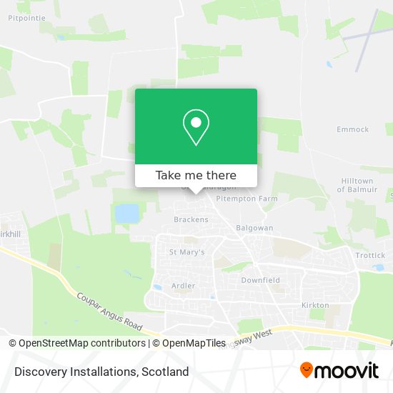 Discovery Installations map