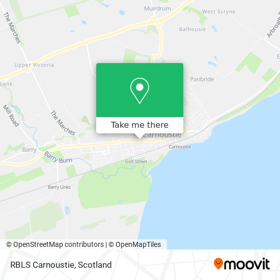 RBLS Carnoustie map