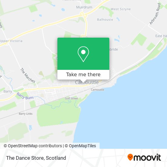 The Dance Store map