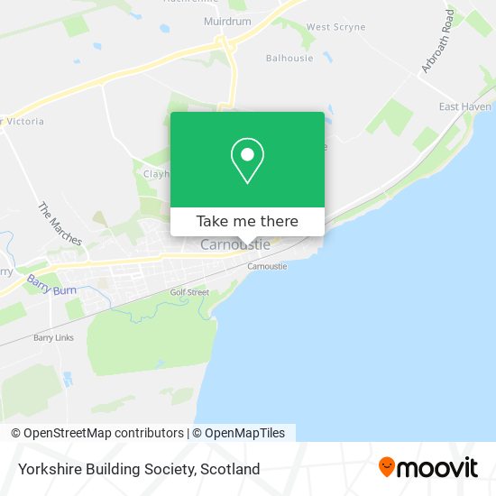 Yorkshire Building Society map