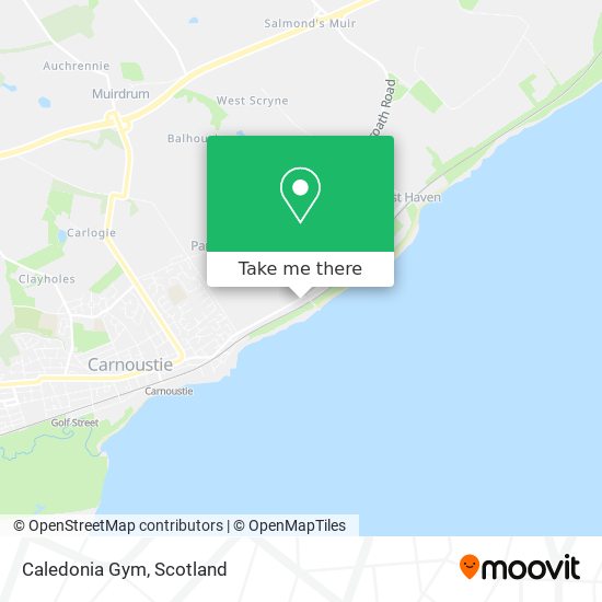 Caledonia Gym map