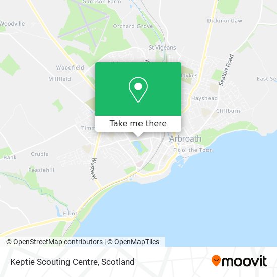 Keptie Scouting Centre map