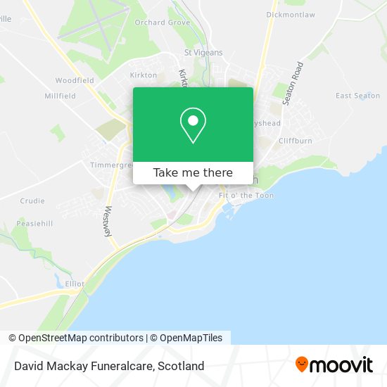 David Mackay Funeralcare map