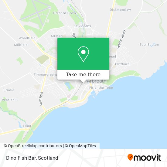 Dino Fish Bar map