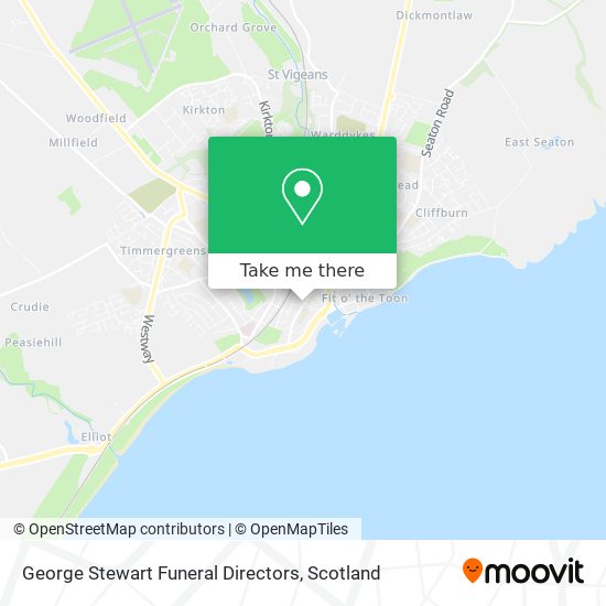 George Stewart Funeral Directors map
