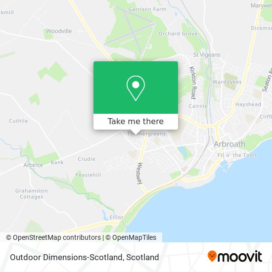 Outdoor Dimensions-Scotland map