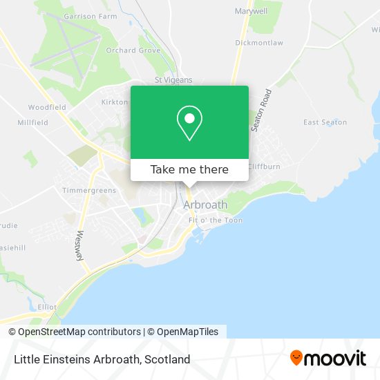 Little Einsteins Arbroath map