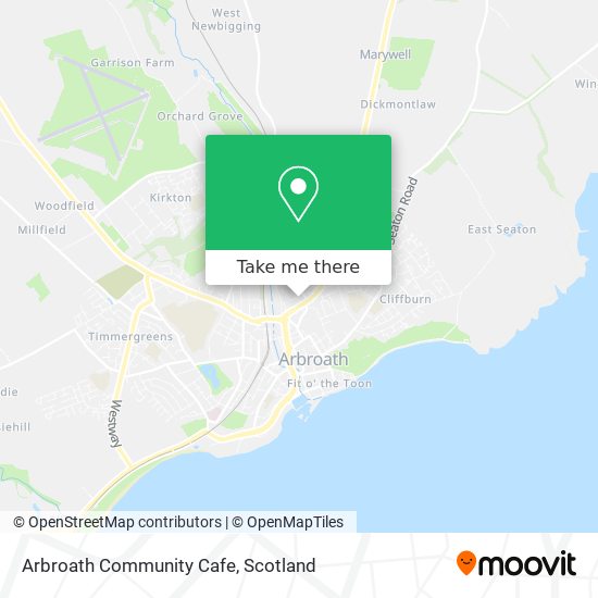Arbroath Community Cafe map