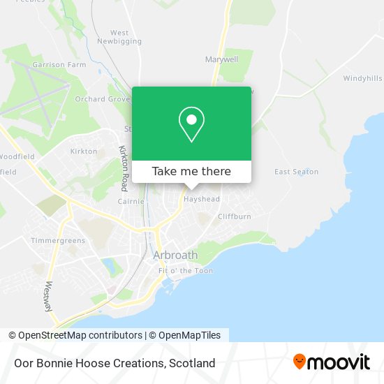 Oor Bonnie Hoose Creations map