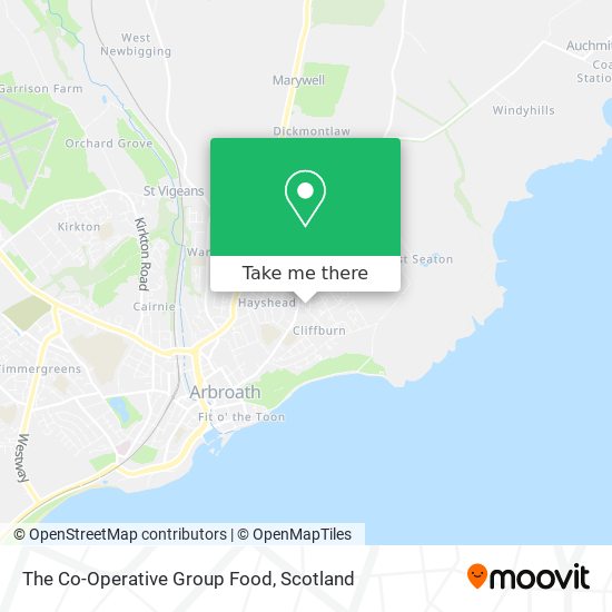 The Co-Operative Group Food map