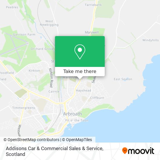 Addisons Car & Commercial Sales & Service map