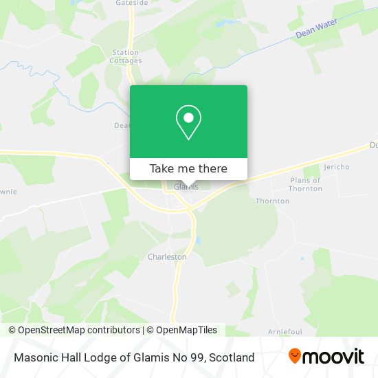 Masonic Hall Lodge of Glamis No 99 map