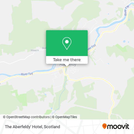 The Aberfeldy' Hotel map