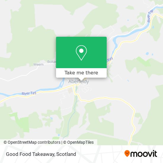 Good Food Takeaway map