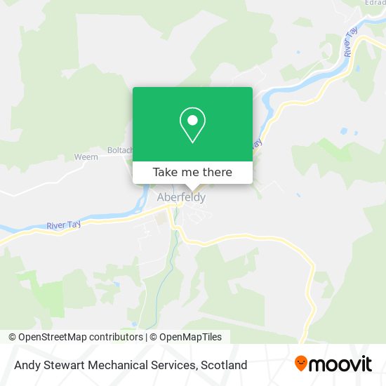 Andy Stewart Mechanical Services map