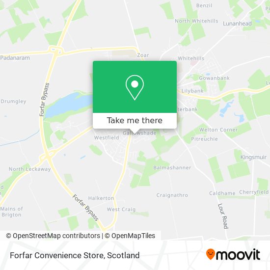 Forfar Convenience Store map