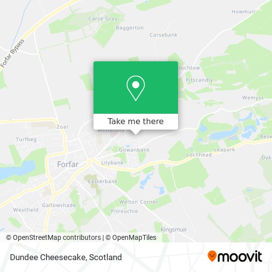 Dundee Cheesecake map