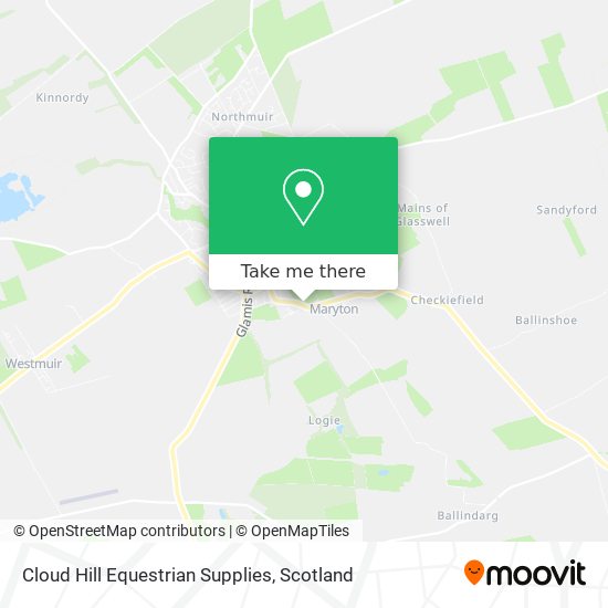 Cloud Hill Equestrian Supplies map