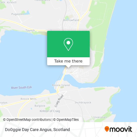 Do0ggie Day Care Angus map