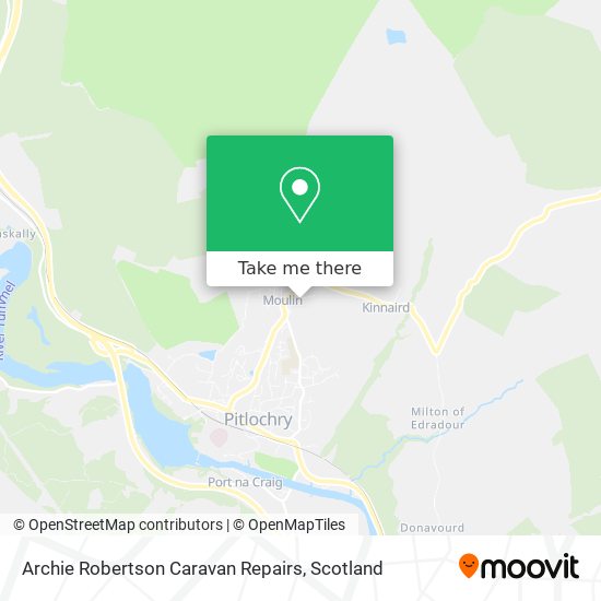Archie Robertson Caravan Repairs map