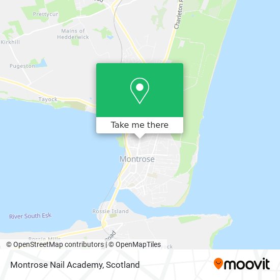 Montrose Nail Academy map