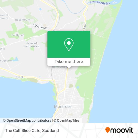 The Calf Slice Cafe map