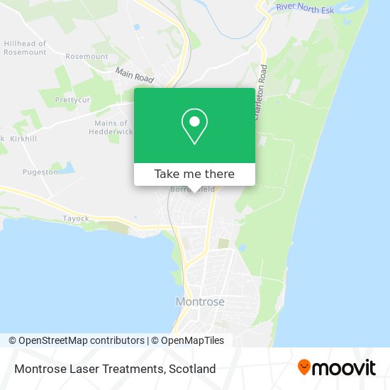 Montrose Laser Treatments map