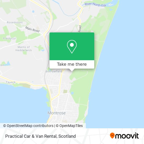 Practical Car & Van Rental map