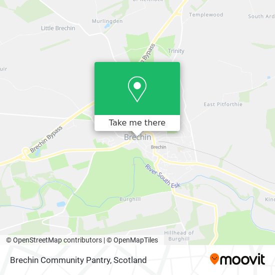 Brechin Community Pantry map