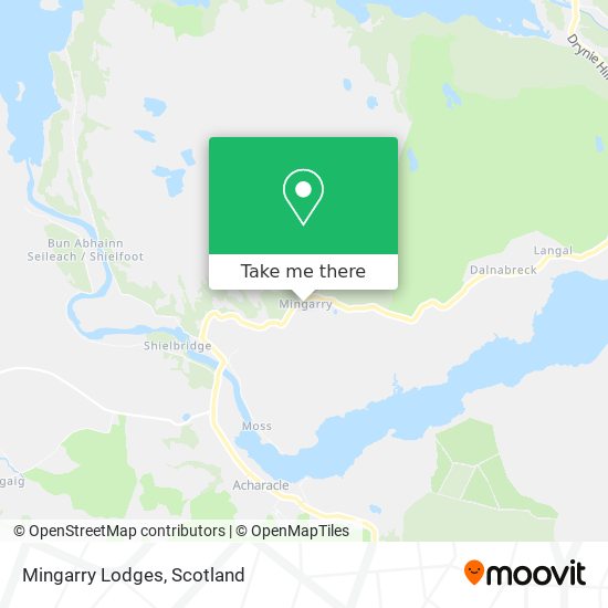 Mingarry Lodges map