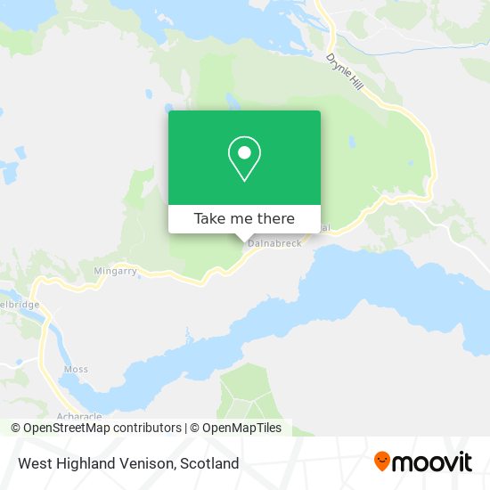 West Highland Venison map