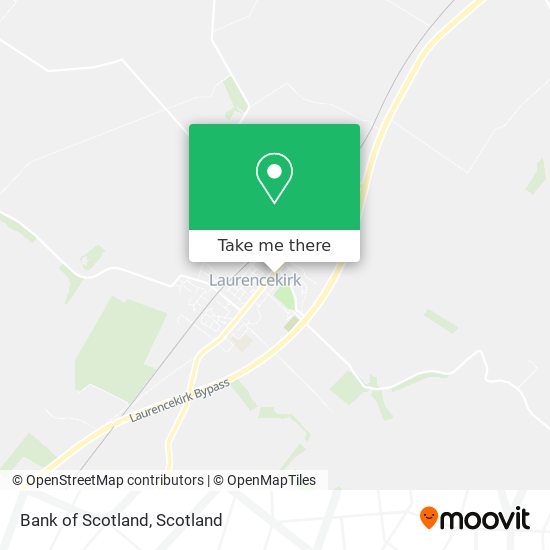 Bank of Scotland map