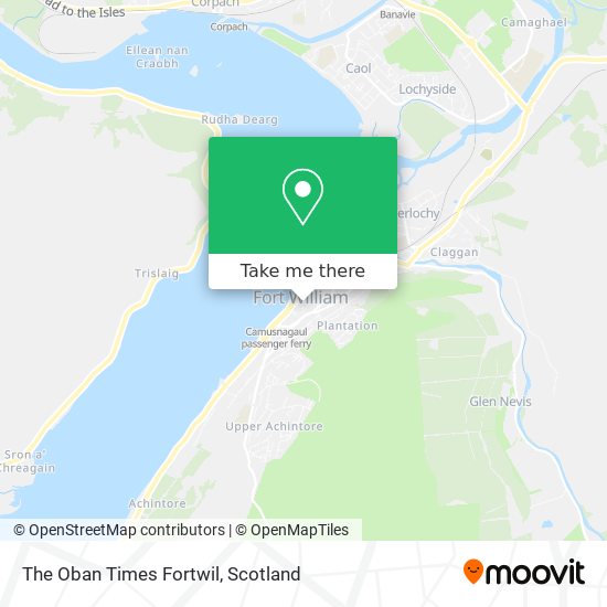 The Oban Times Fortwil map