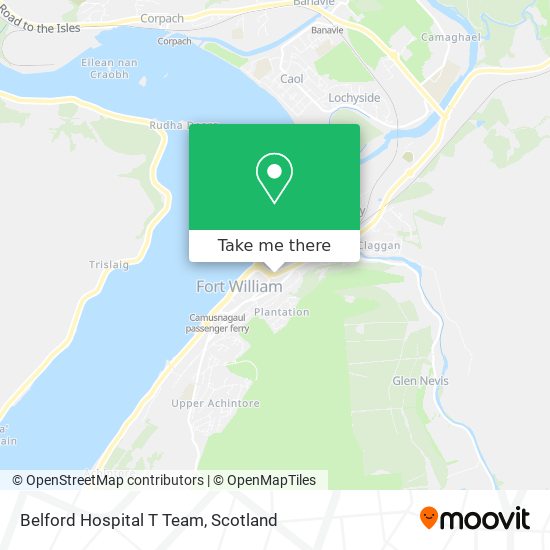 Belford Hospital T Team map