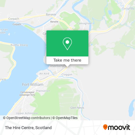 The Hire Centre map