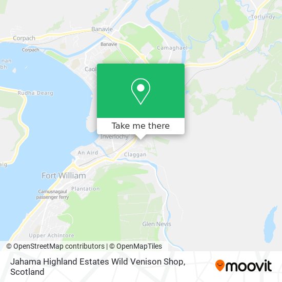 Jahama Highland Estates Wild Venison Shop map