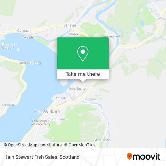 Iain Stewart Fish Sales map